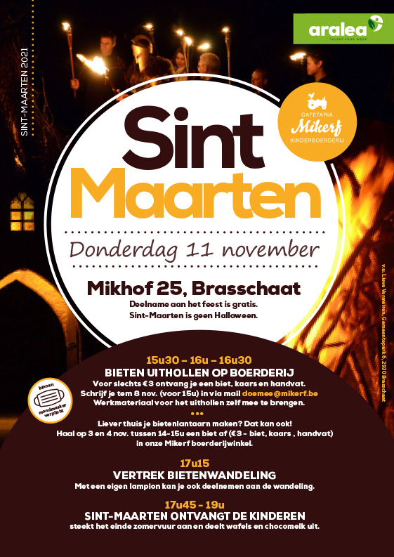 Kinderboerderij Mikerf: Sint-Maartenfeest 2021, 11 november